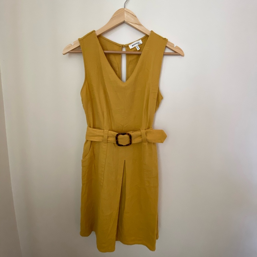 ‘Laurel’ gold dress